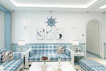 浙江地中海风格-客厅