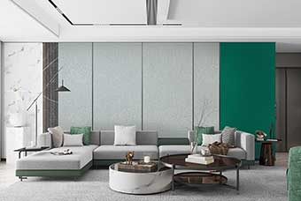 浙江轻奢风格-客厅