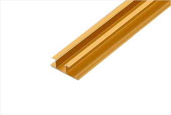 浙江航空纤维墙咔铝合金带灯中条（钛金氧化）