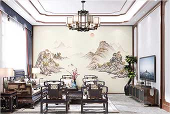 浙江森佰汇航空纤维墙咔(巴山蜀水)