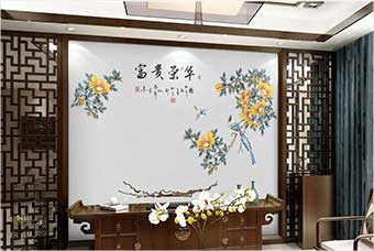 浙江森佰汇航空纤维墙咔(富贵荣华)